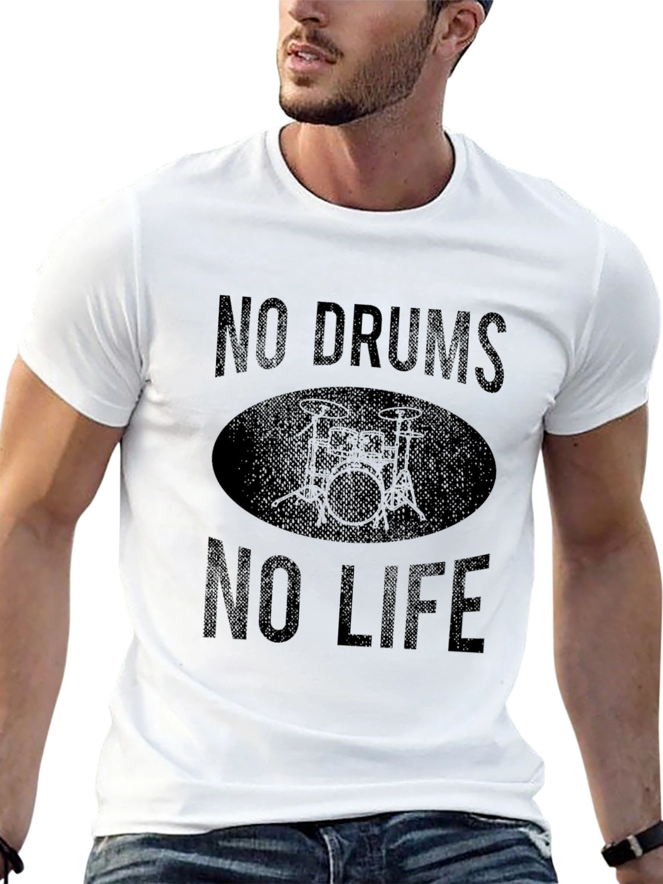 No Drums No Life Graphic Tee
