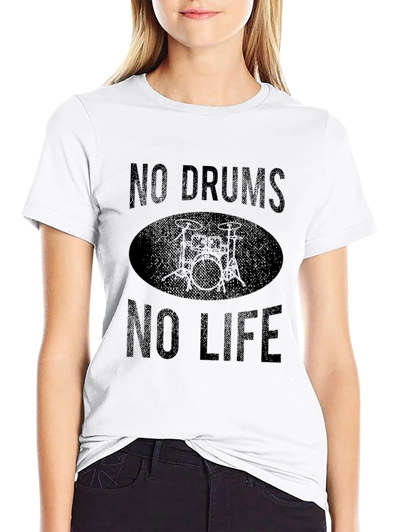 No Drums No Life Graphic Tee