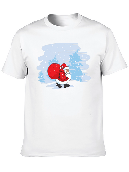Festive Santa T-Shirt - Holiday Cheer!