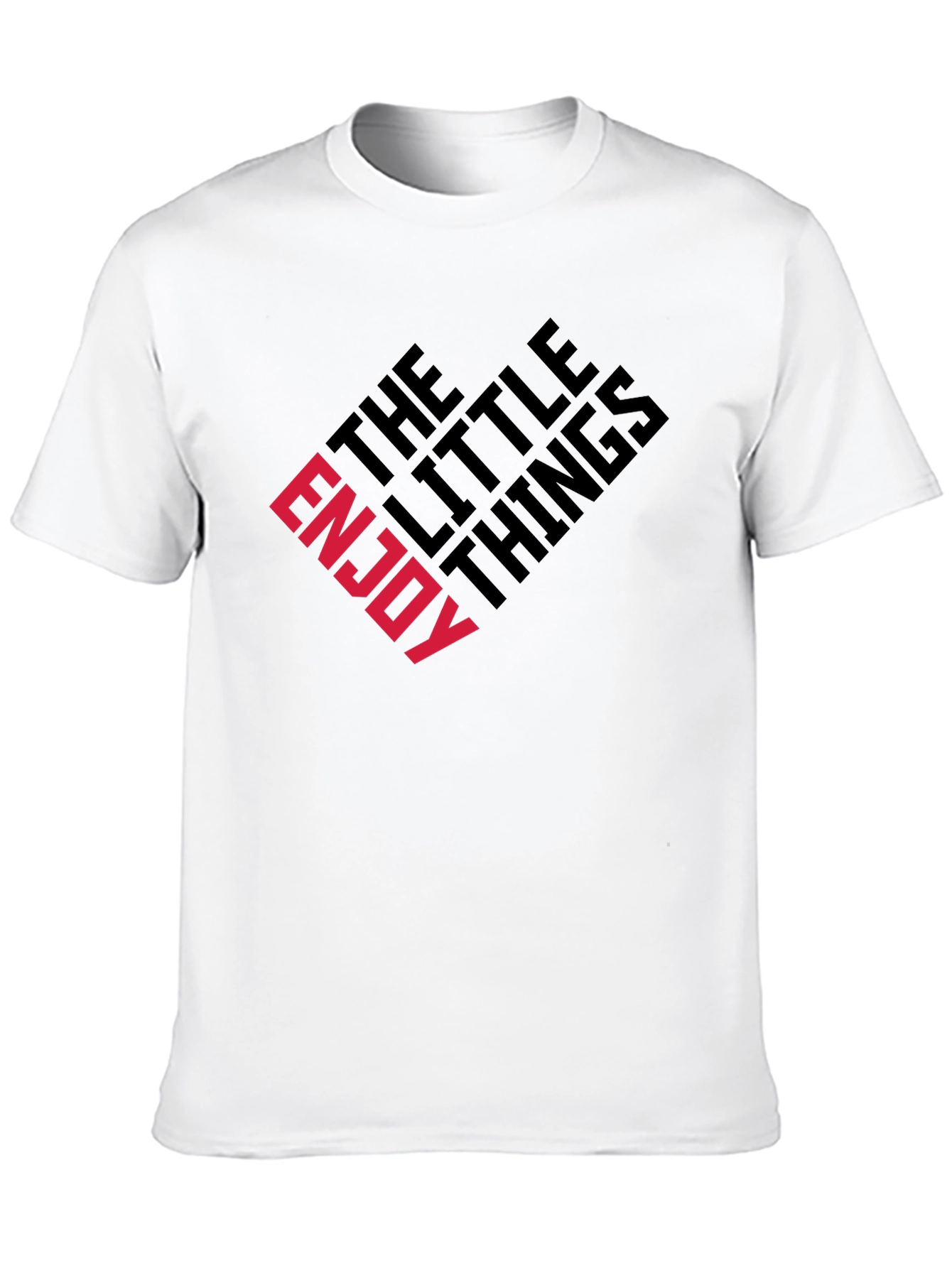 Enjoy The Little Things Graphic Tee - Black