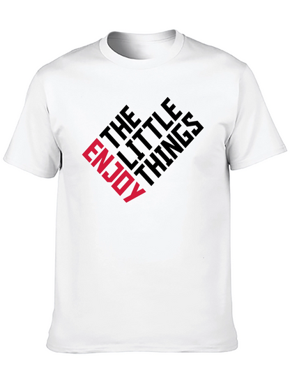 Enjoy The Little Things Graphic Tee - Black