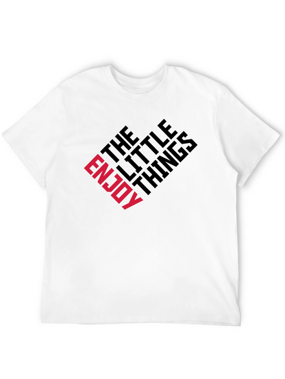 Enjoy The Little Things Graphic Tee - Black