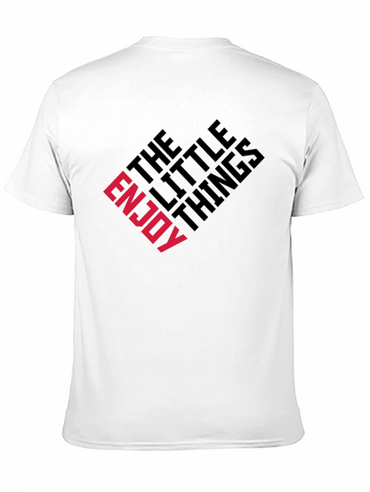 Enjoy The Little Things Graphic Tee - Black