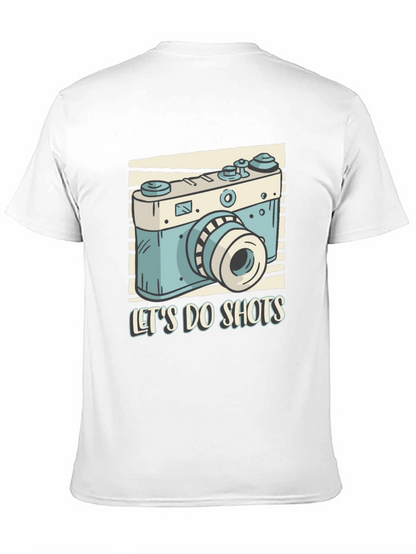 Lets Do Shots Camera Graphic T-Shirt