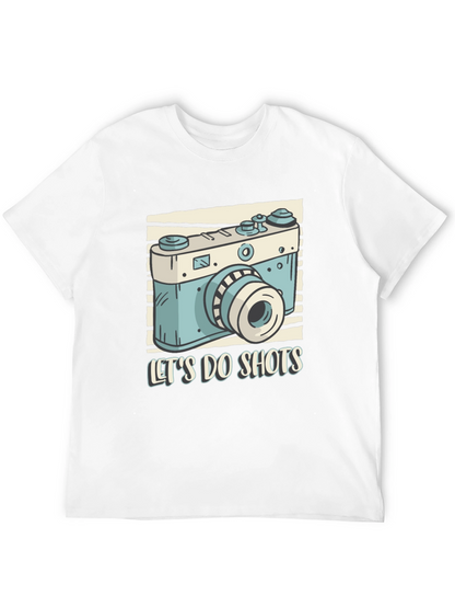 Lets Do Shots Camera Graphic T-Shirt
