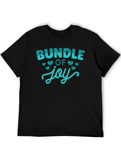 Bundle of Joy Graphic Tee - Black Cotton T-Shirt