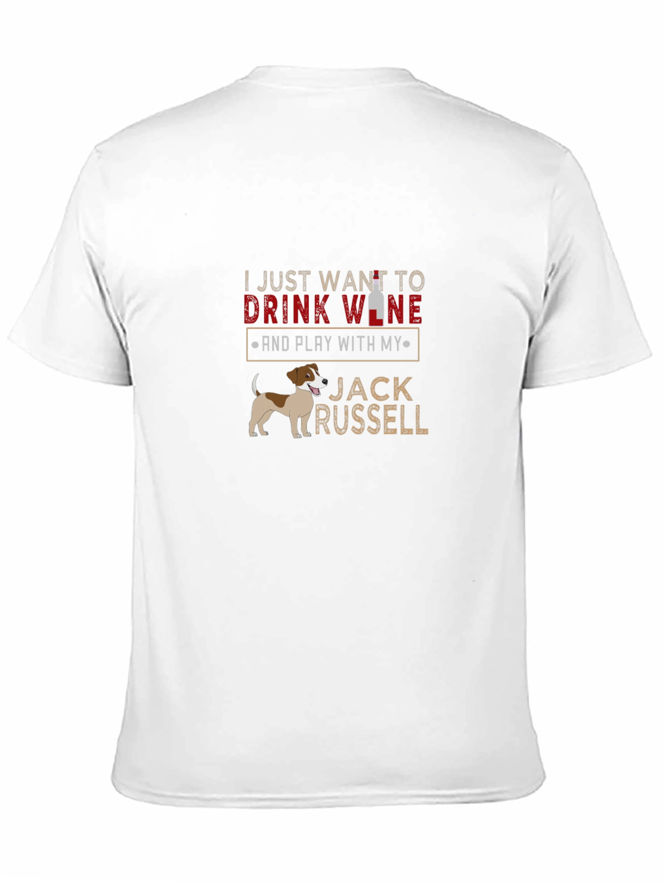 Drink Wine Jack Russell T-Shirt