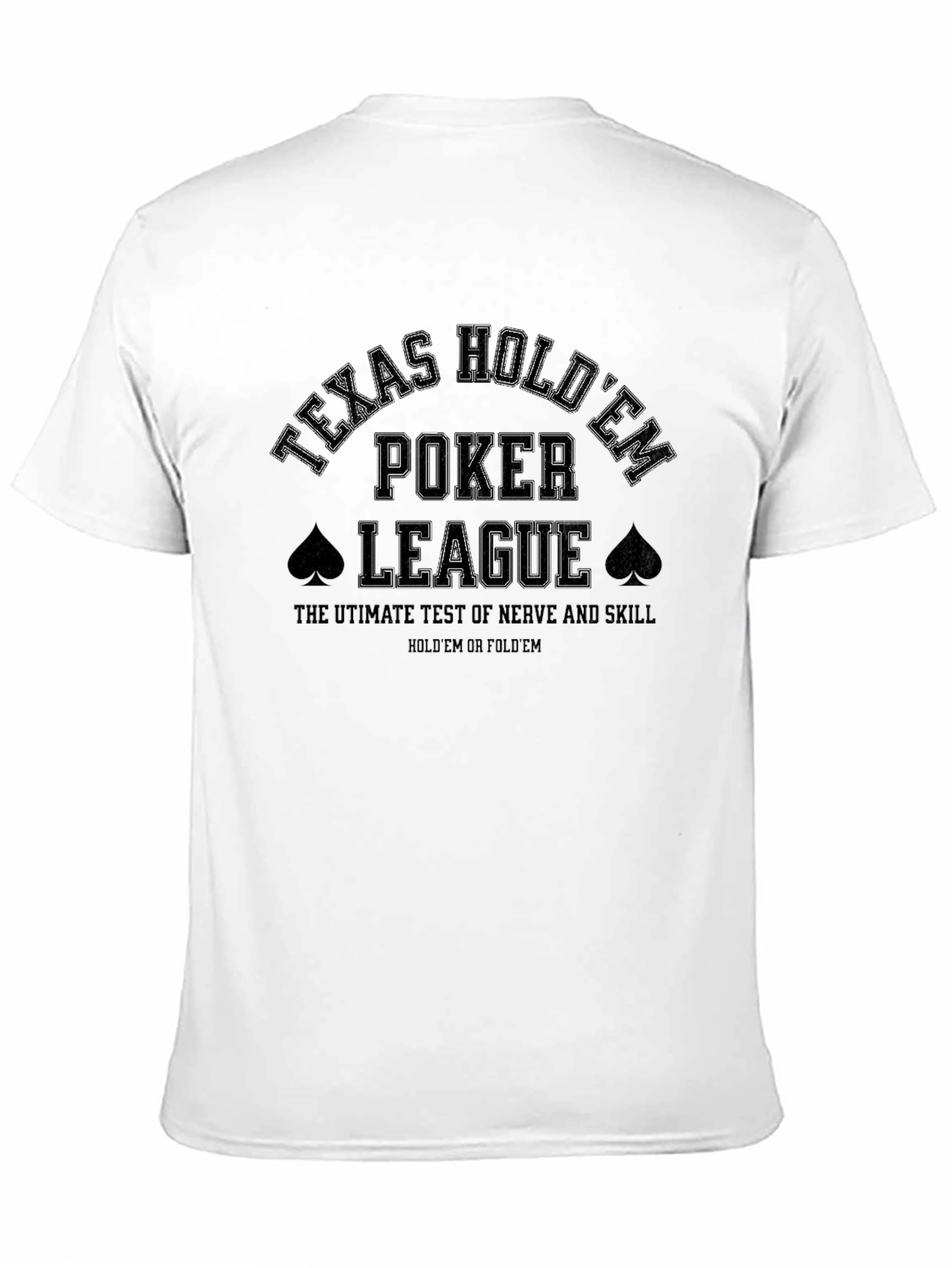 Texas HoldEm Poker League Graphic T-Shirt