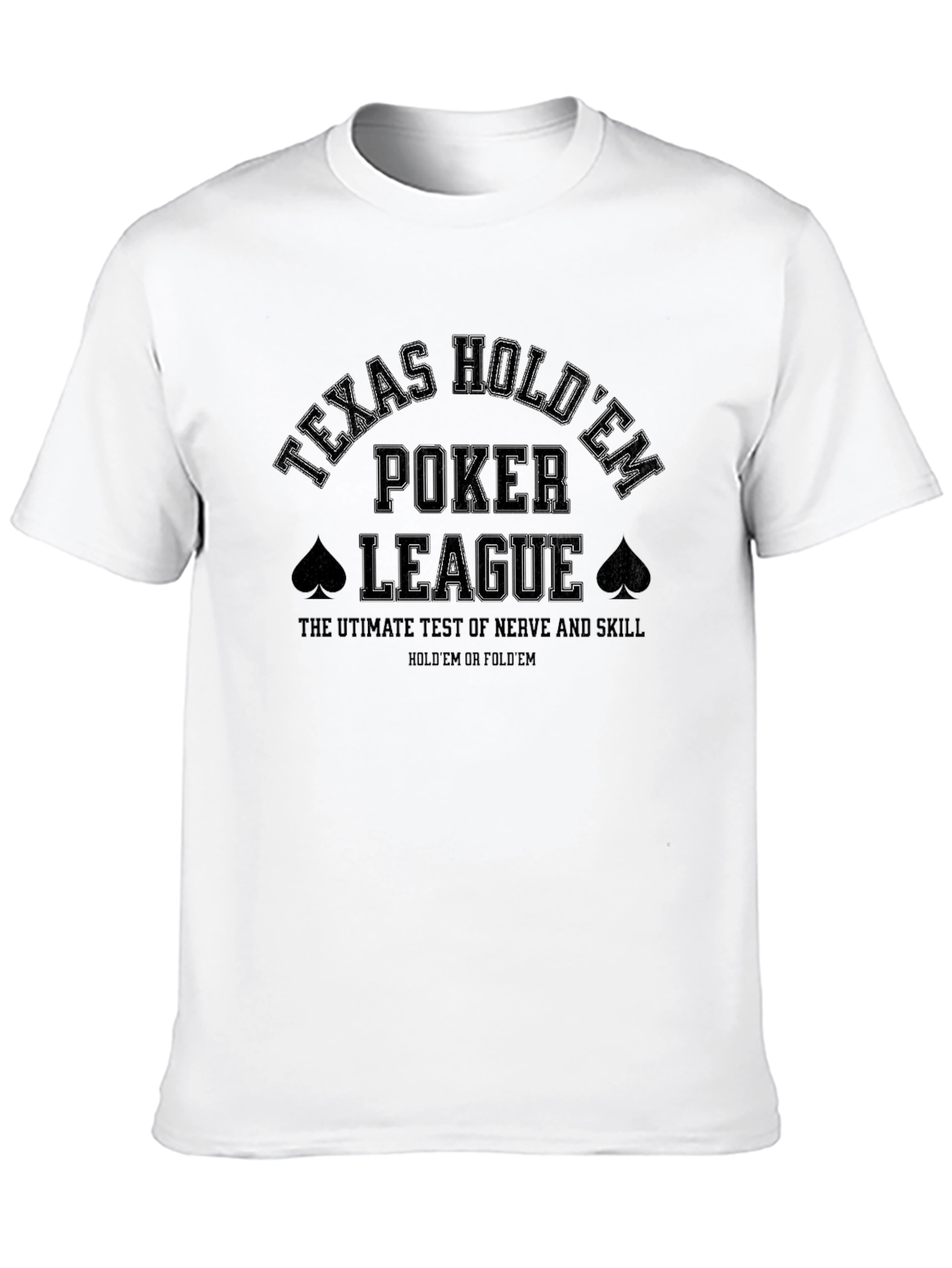 Texas HoldEm Poker League Graphic T-Shirt