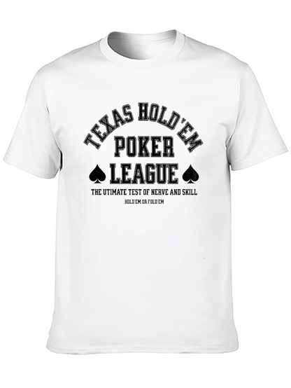 Texas HoldEm Poker League Graphic T-Shirt