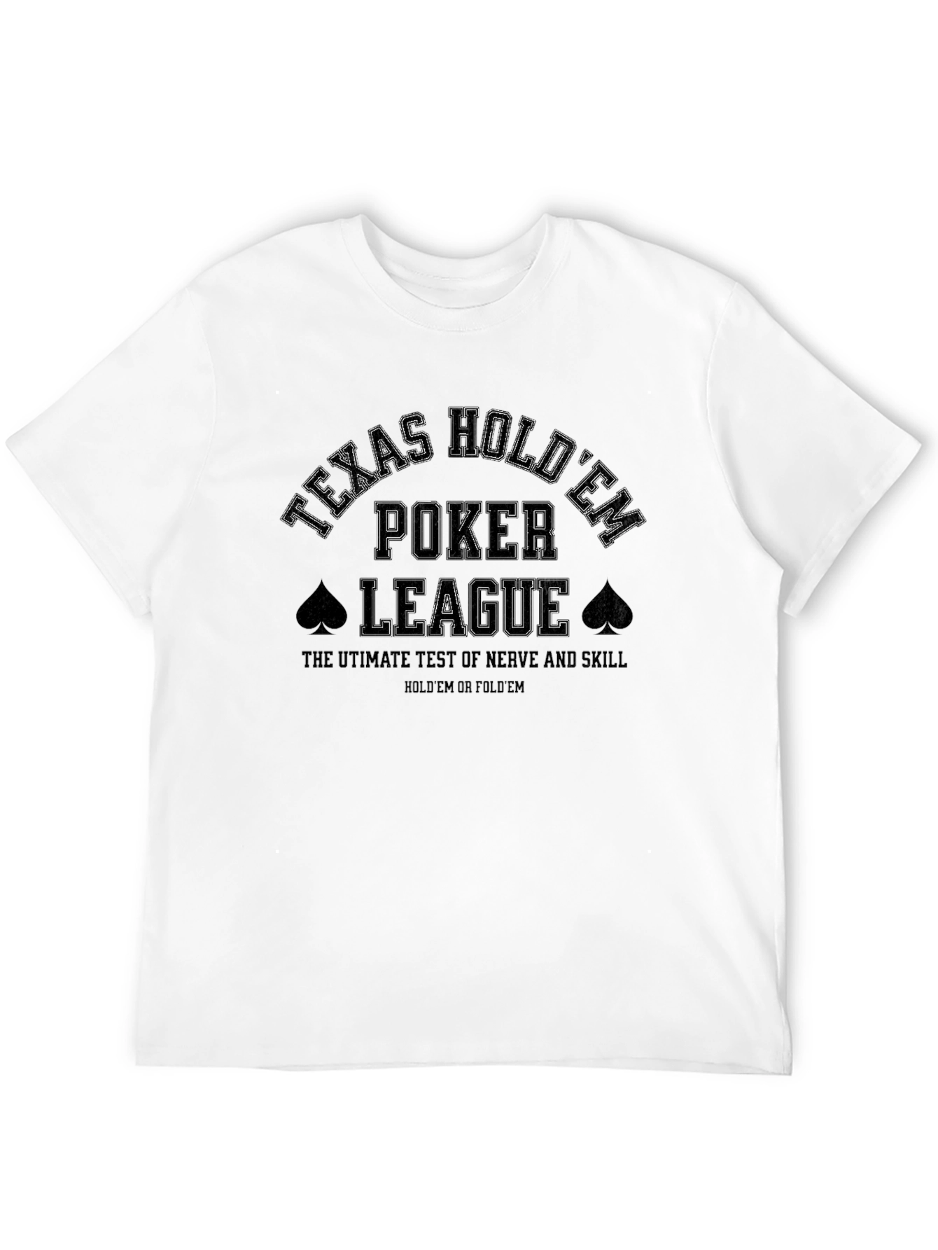 Texas HoldEm Poker League Graphic T-Shirt