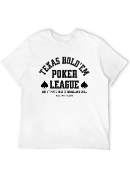 Texas HoldEm Poker League Graphic T-Shirt