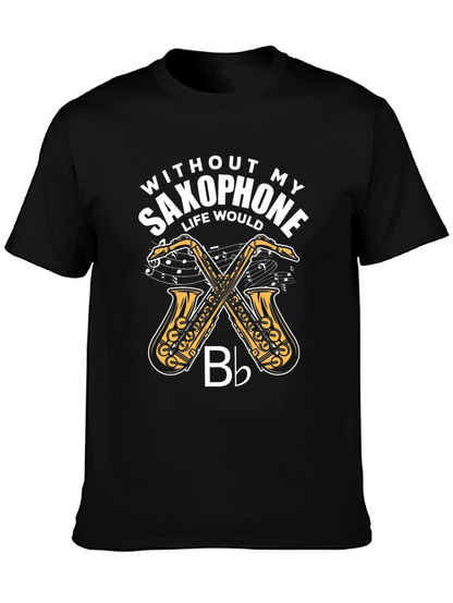 Saxophone Lovers T-Shirt - Music Gift