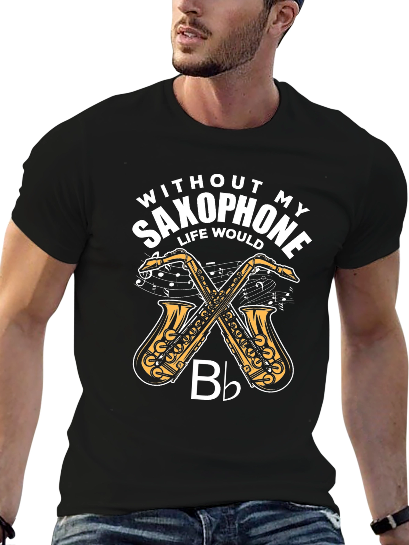 Saxophone Lovers T-Shirt - Music Gift
