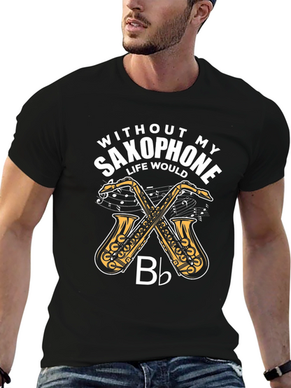 Saxophone Lovers T-Shirt - Music Gift