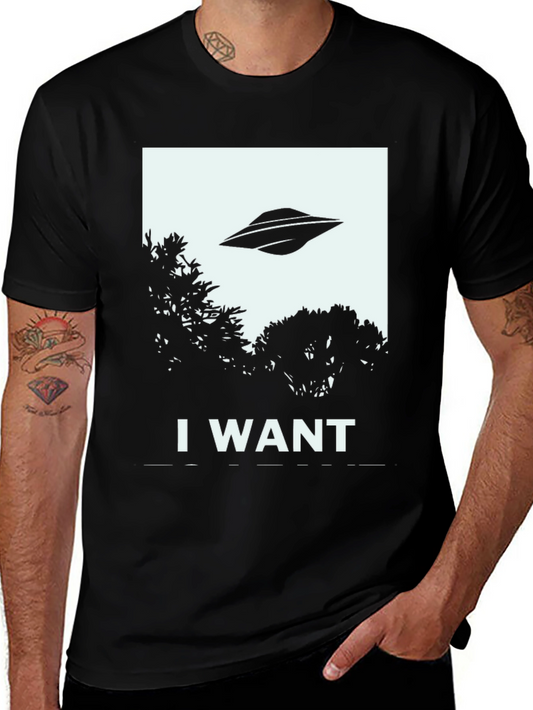 I Want To Believe UFO Graphic Tee