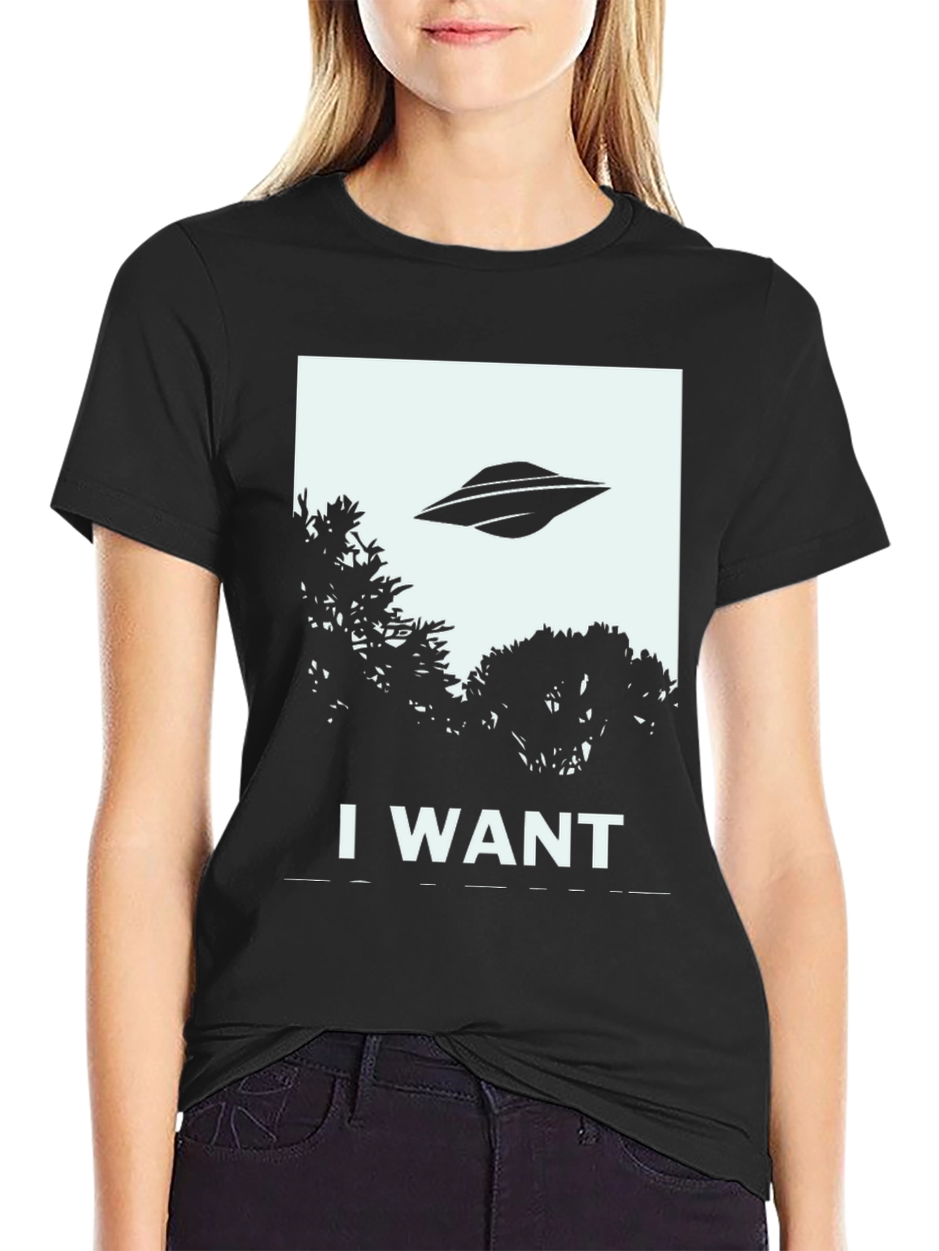 I Want To Believe UFO Graphic Tee