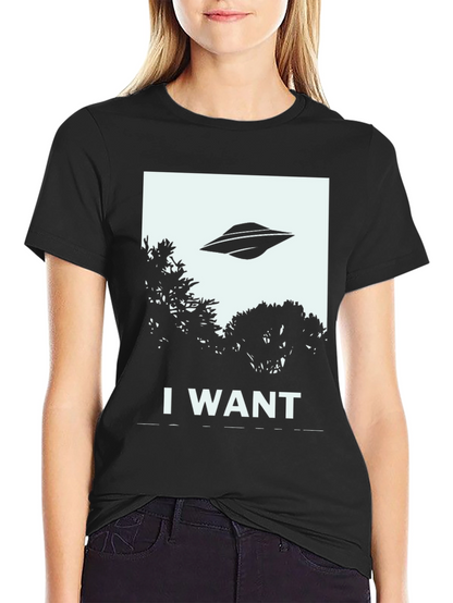I Want To Believe UFO Graphic Tee