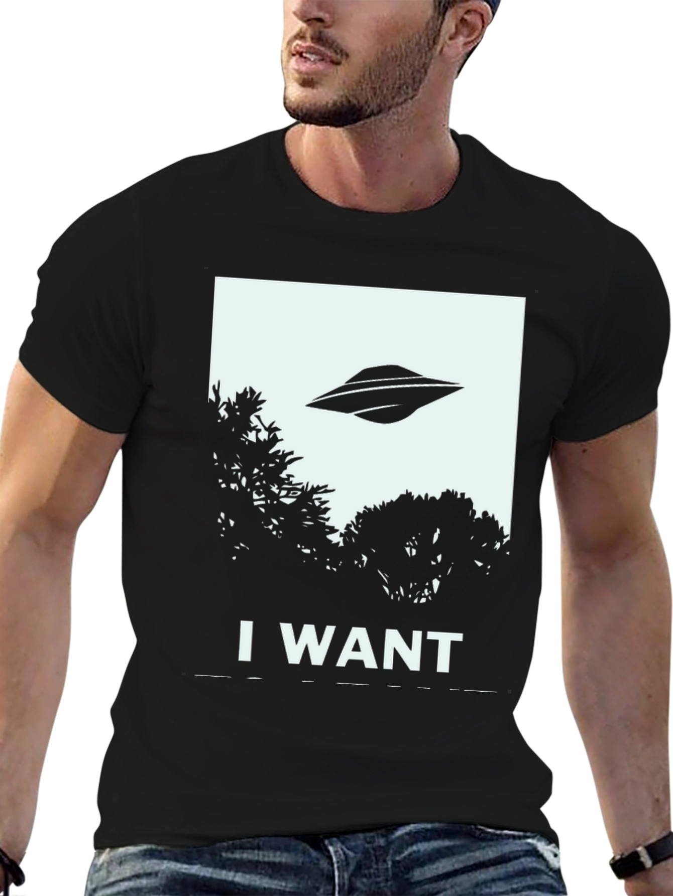 I Want To Believe UFO Graphic Tee