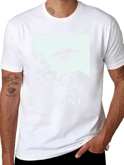I Want To Believe UFO Graphic Tee