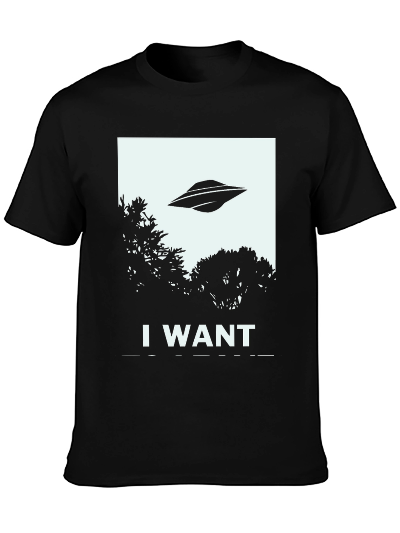 I Want To Believe UFO Graphic Tee