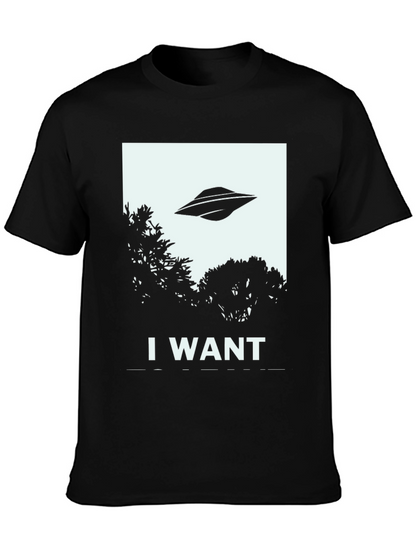 I Want To Believe UFO Graphic Tee