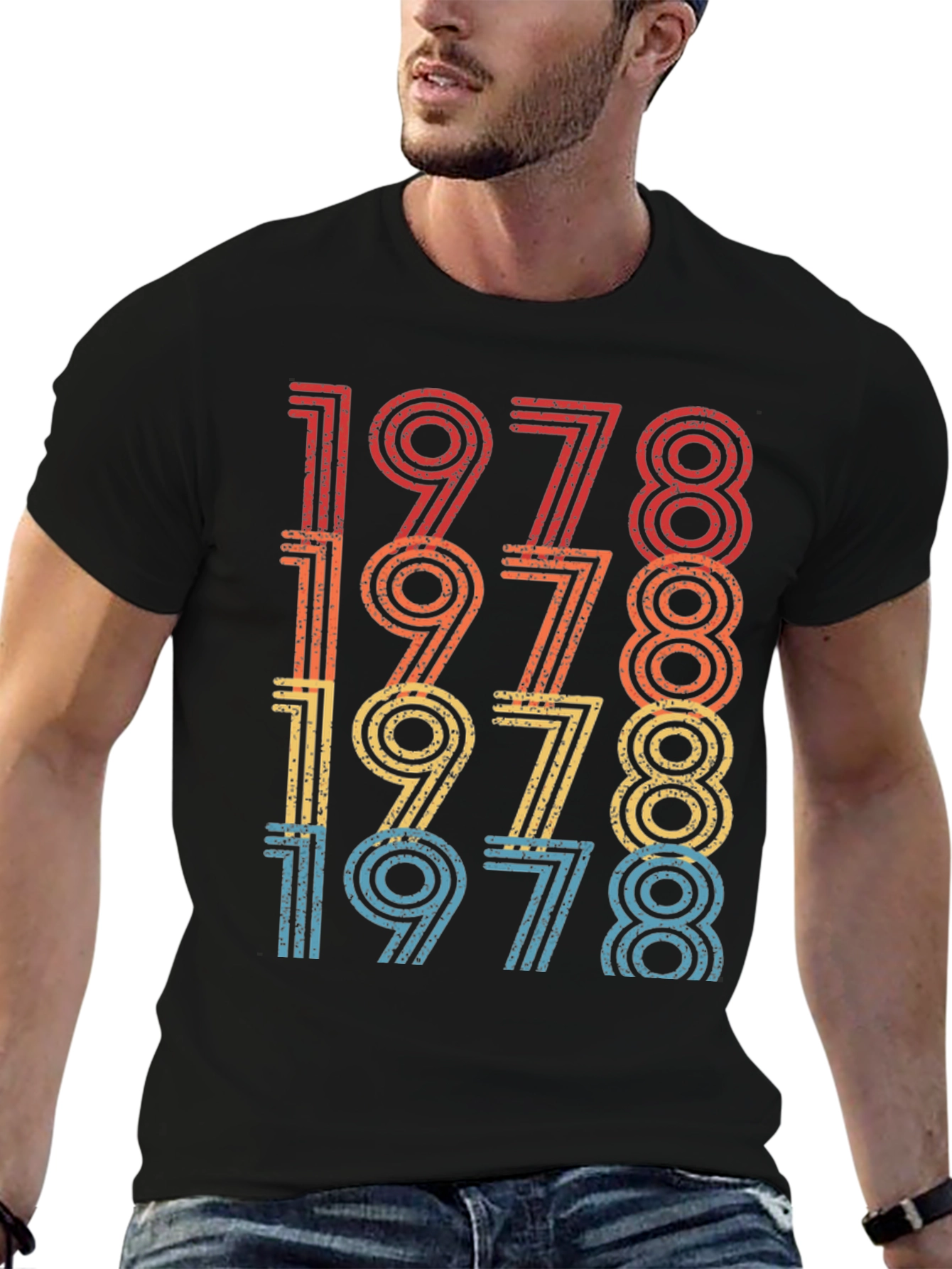Retro 1978 Birthday Graphic Tee
