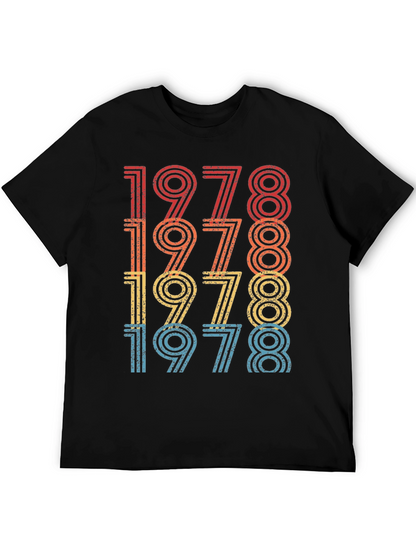 Retro 1978 Birthday Graphic Tee