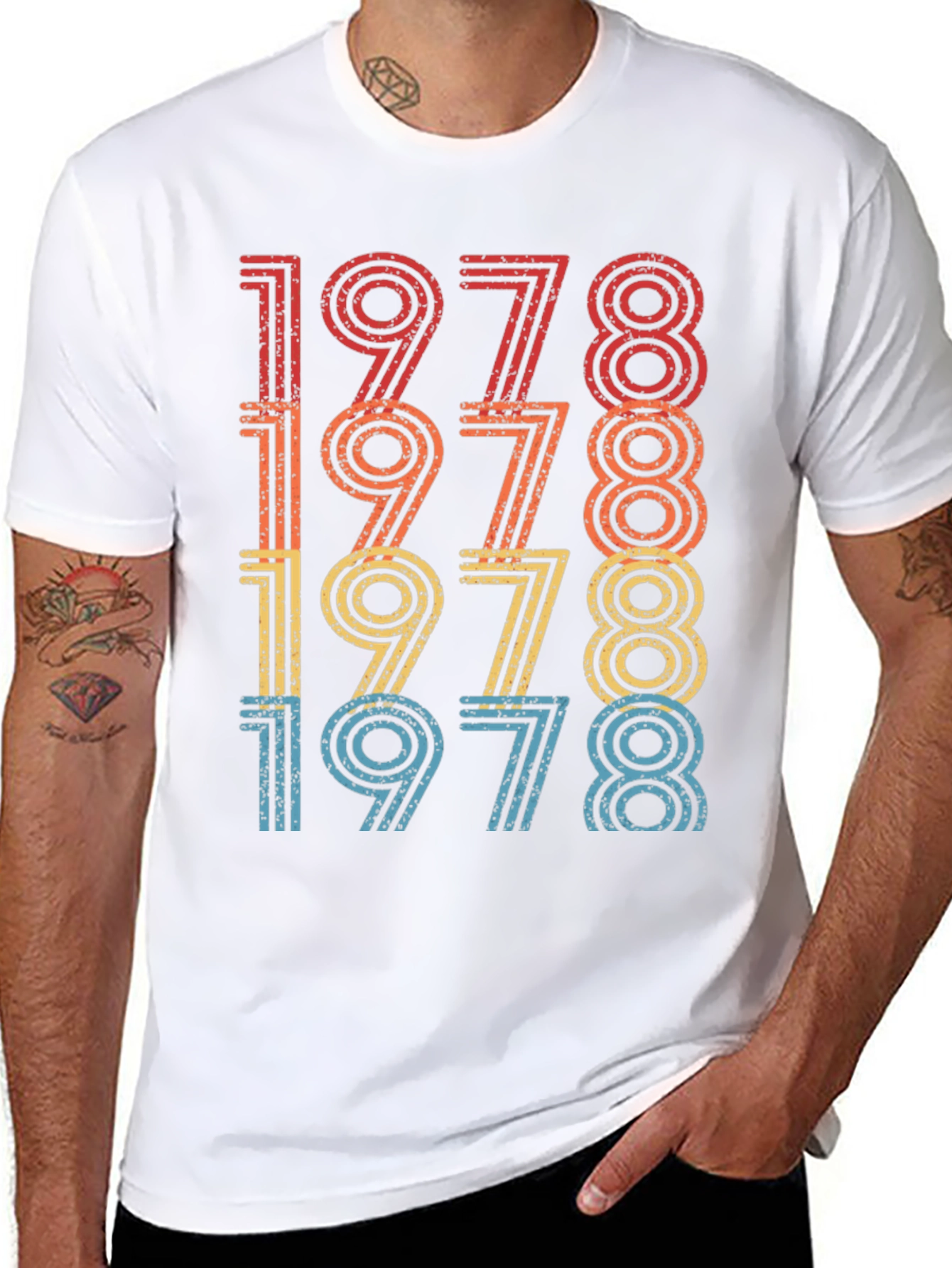 Retro 1978 Birthday Graphic Tee