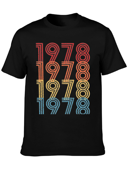 Retro 1978 Birthday Graphic Tee