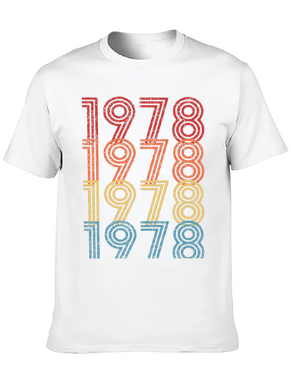 Retro 1978 Birthday Graphic Tee