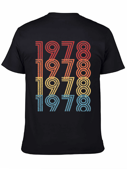 Retro 1978 Birthday Graphic Tee