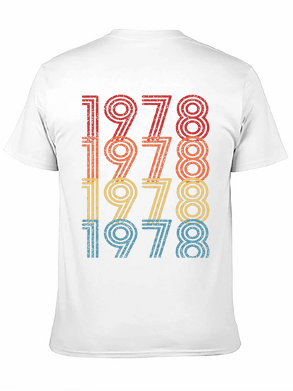 Retro 1978 Birthday Graphic Tee