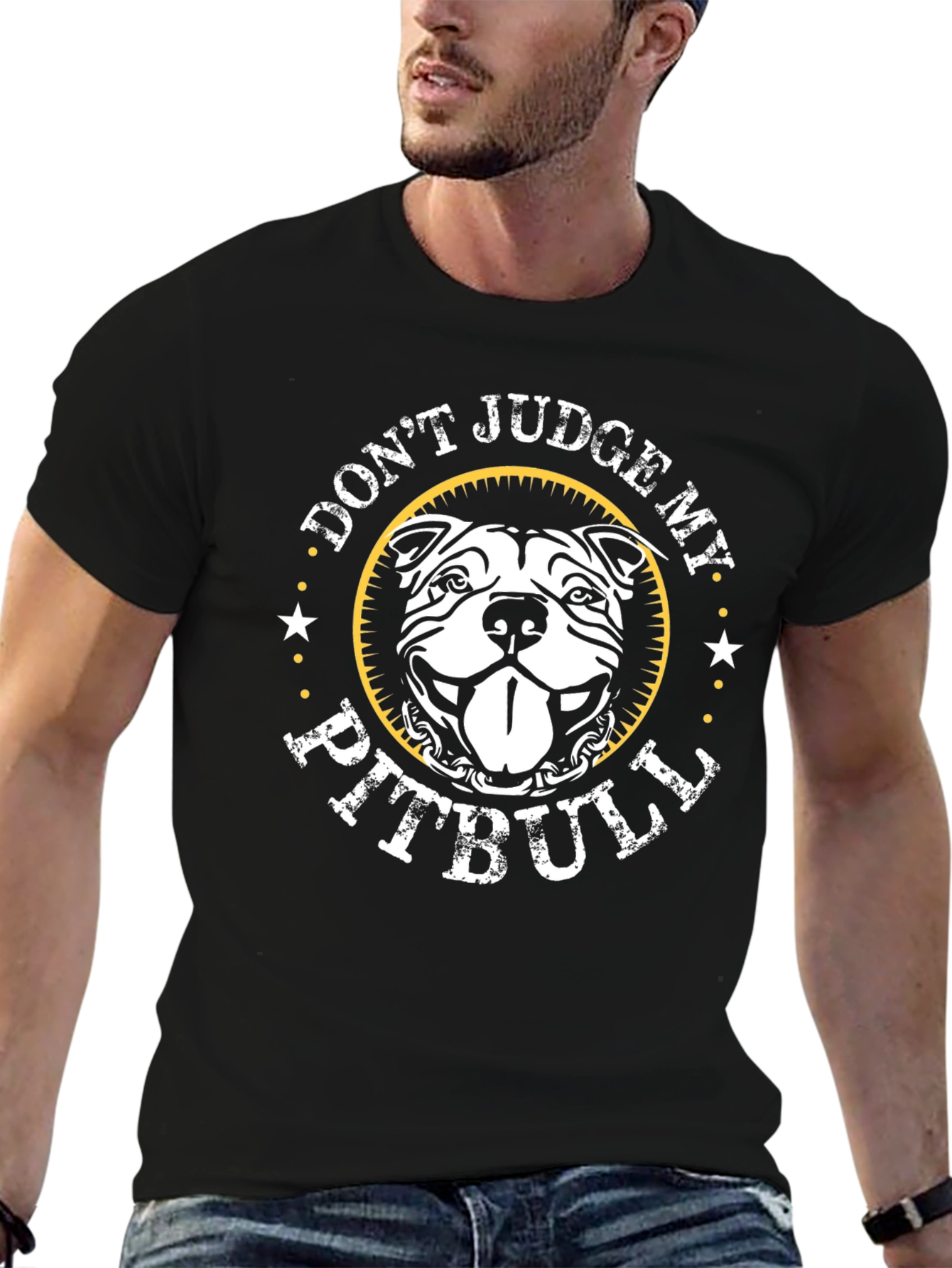 Dont Judge My Pitbull Graphic Tee