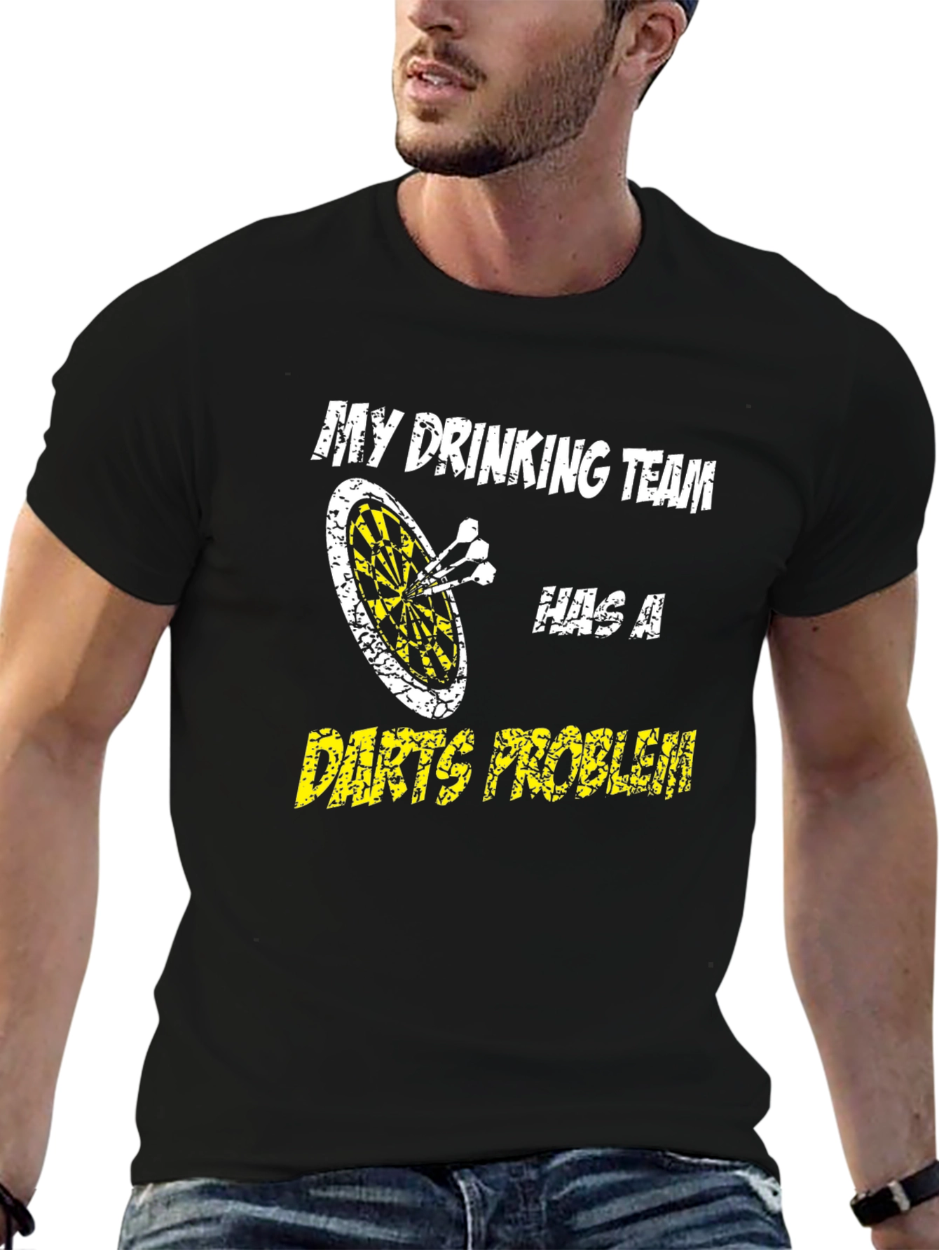 Funny Drinking Team Darts Problem T-Shirt