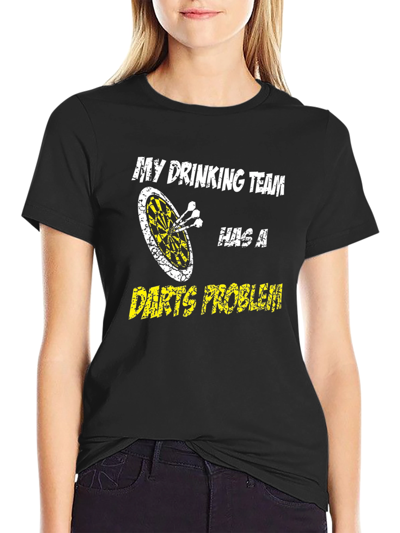 Funny Drinking Team Darts Problem T-Shirt