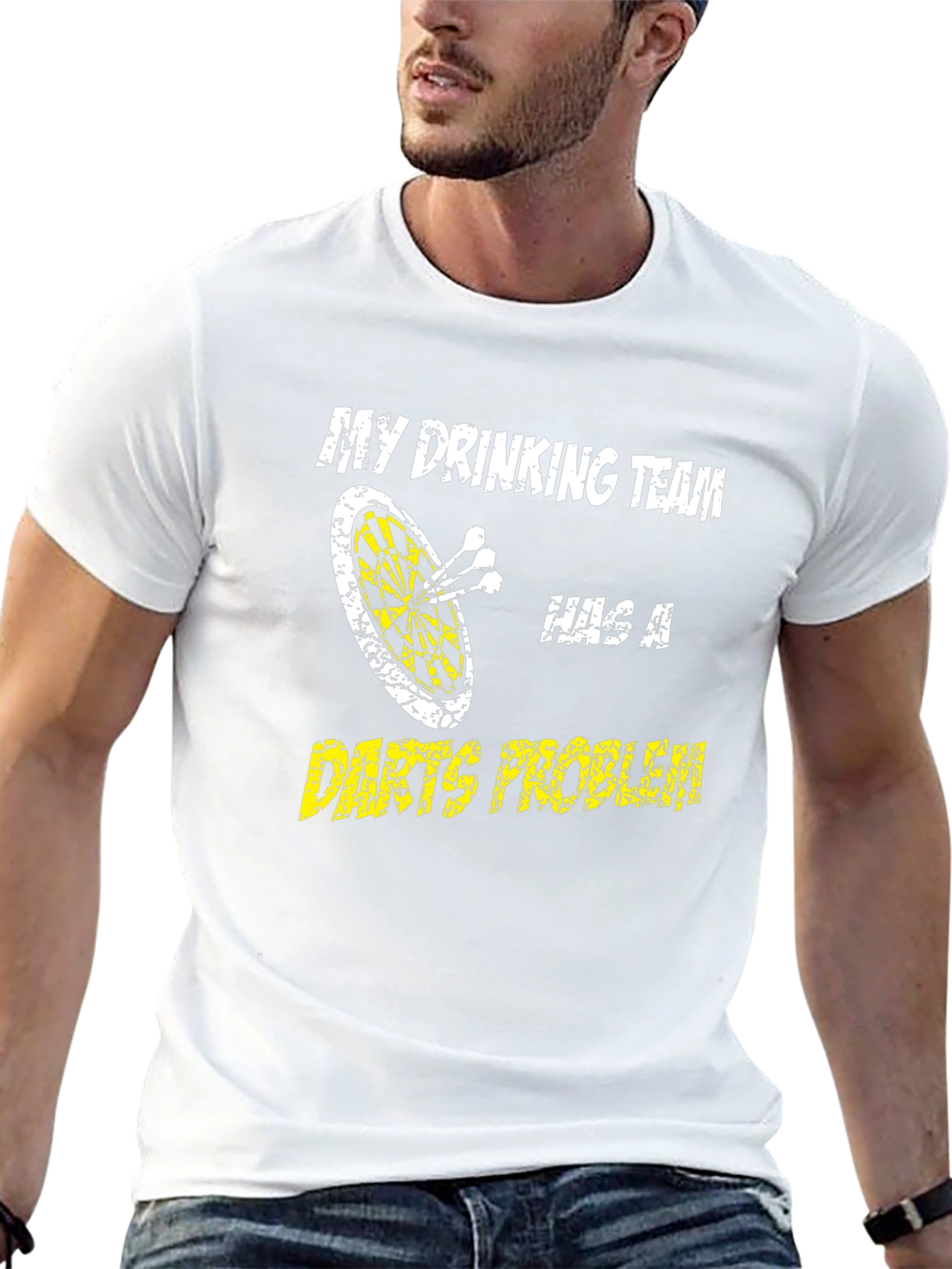 Funny Drinking Team Darts Problem T-Shirt