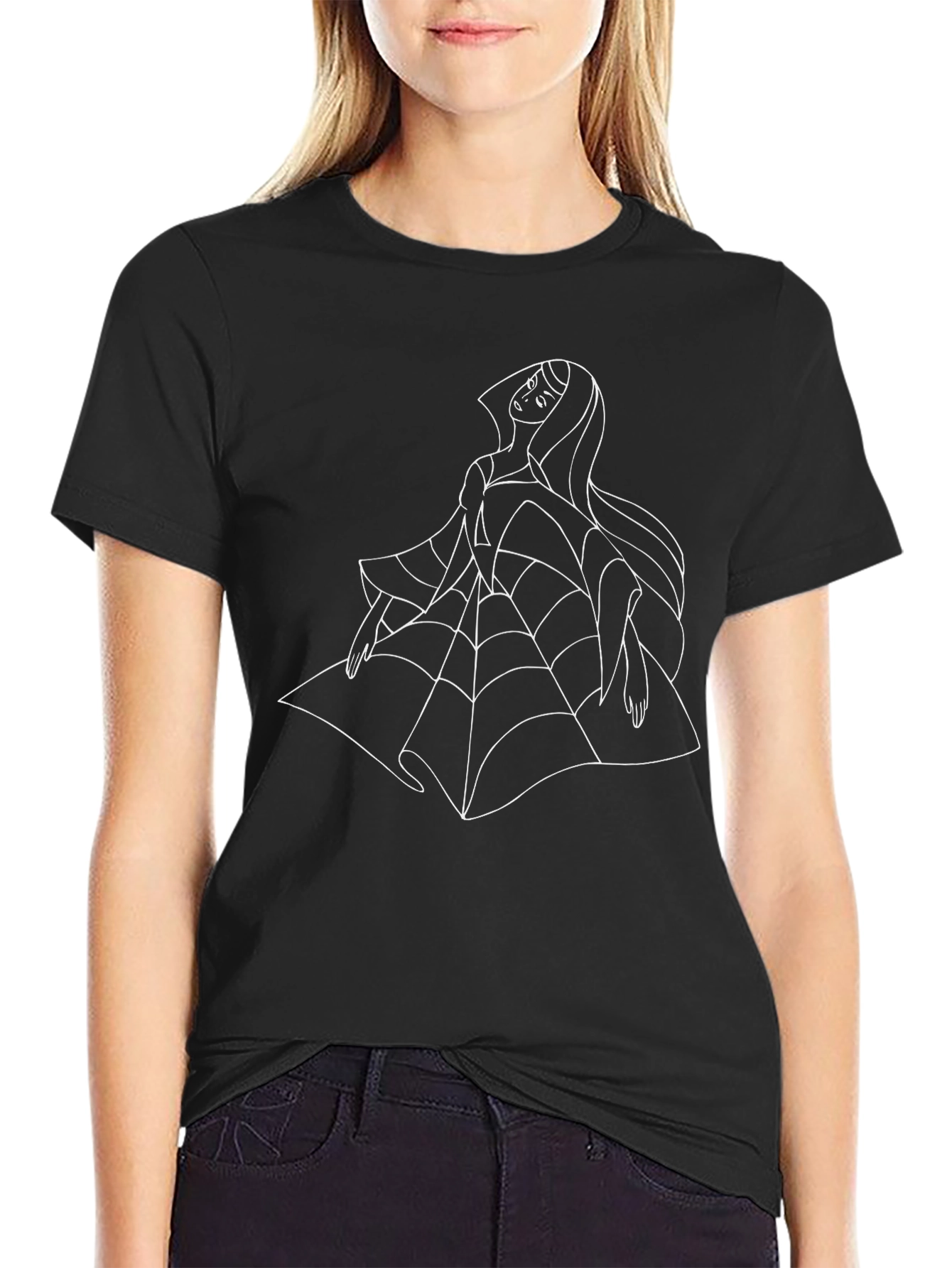 Geometric Woman Web T-Shirt