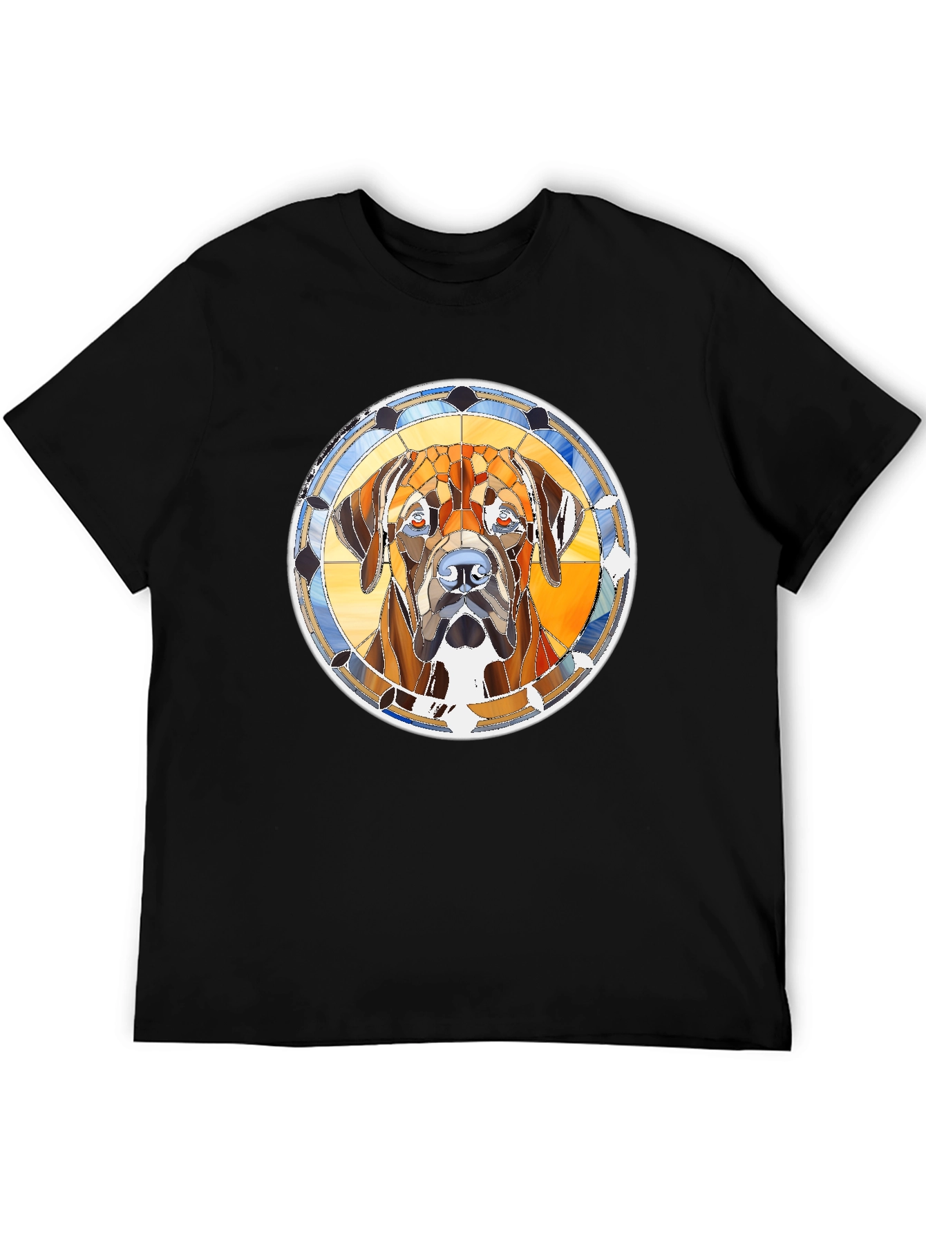 Dog Portrait Graphic Print T-Shirt
