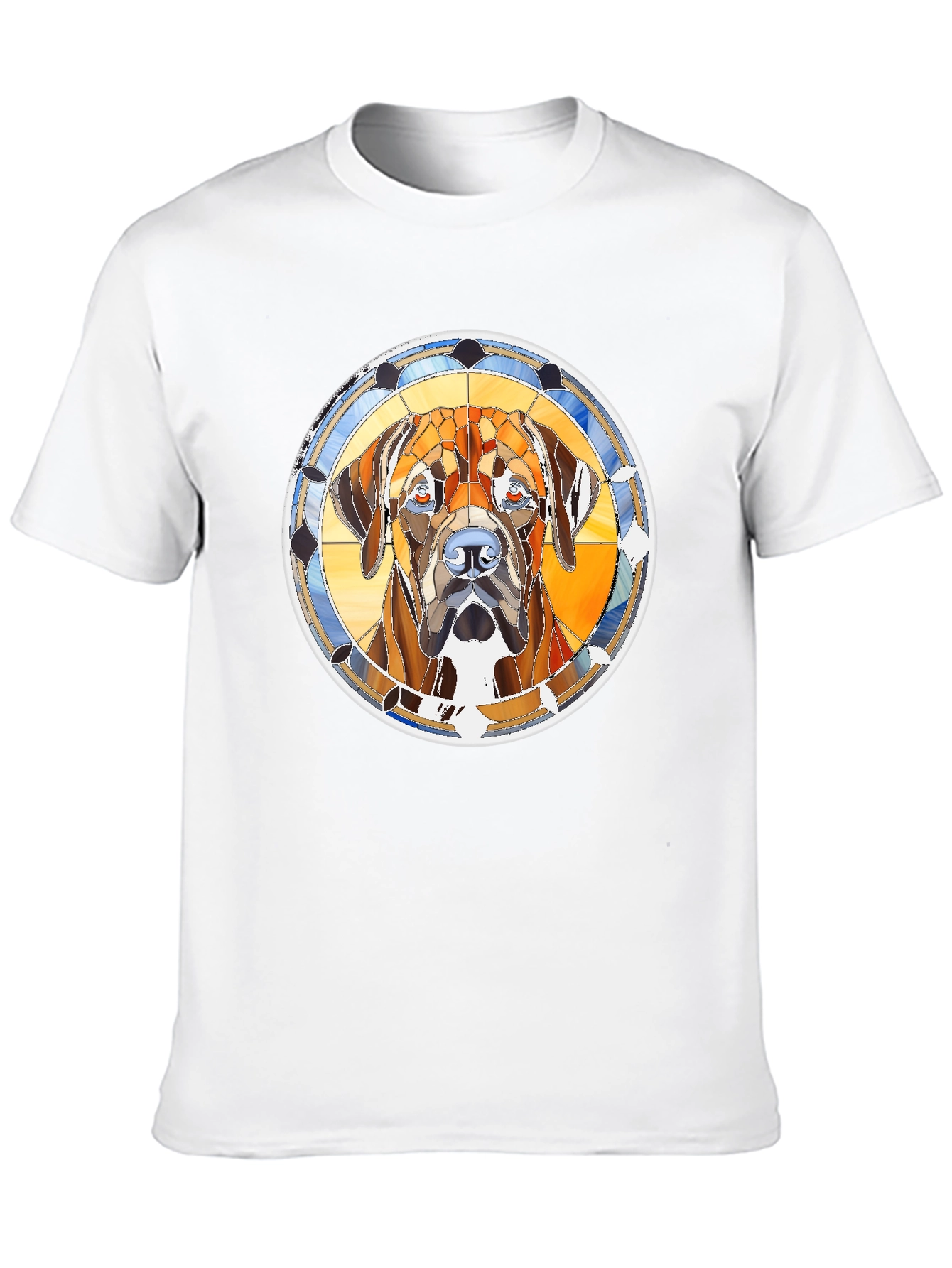 Dog Portrait Graphic Print T-Shirt