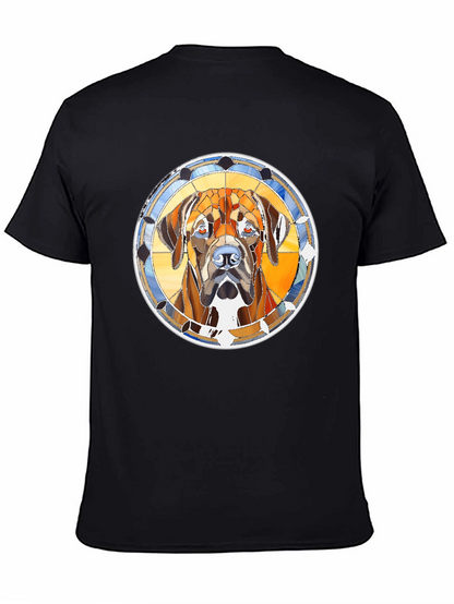 Dog Portrait Graphic Print T-Shirt
