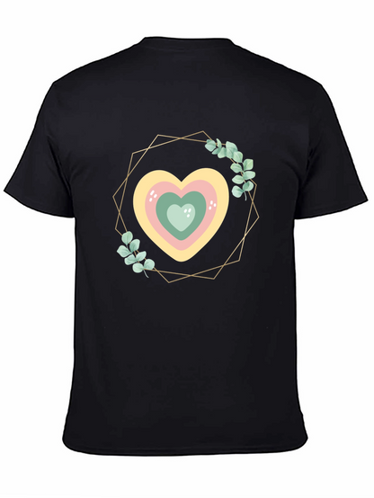 Heart Wreath Graphic Tee - Stylish Comfort