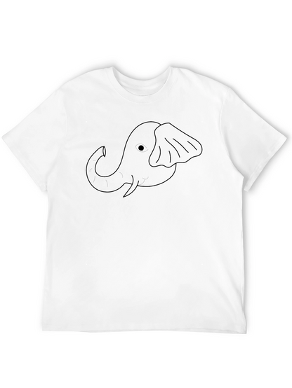 Elephant Graphic Black T-Shirt