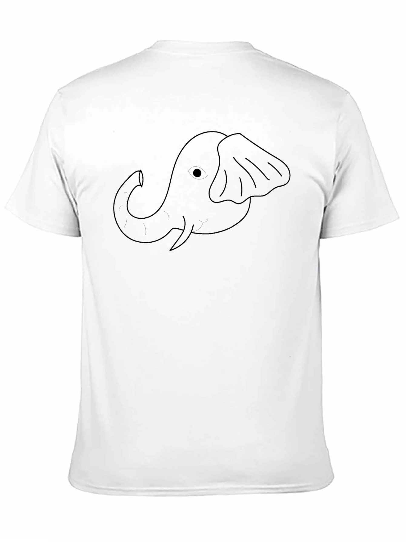 Elephant Graphic Black T-Shirt