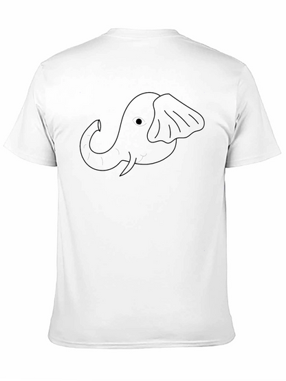 Elephant Graphic Black T-Shirt