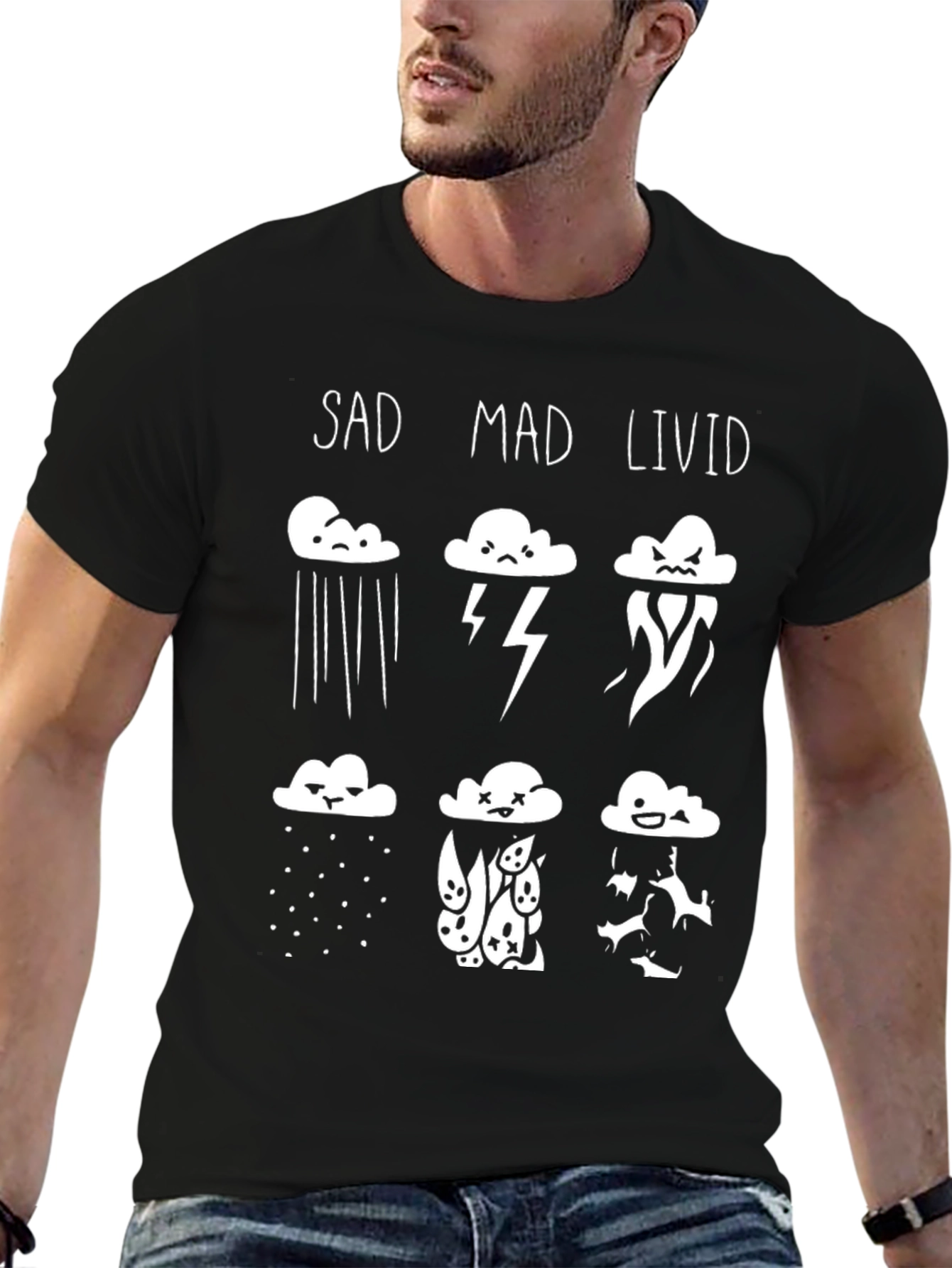 Mood Cloud Graphic T-Shirt - Weather Your Feelings!