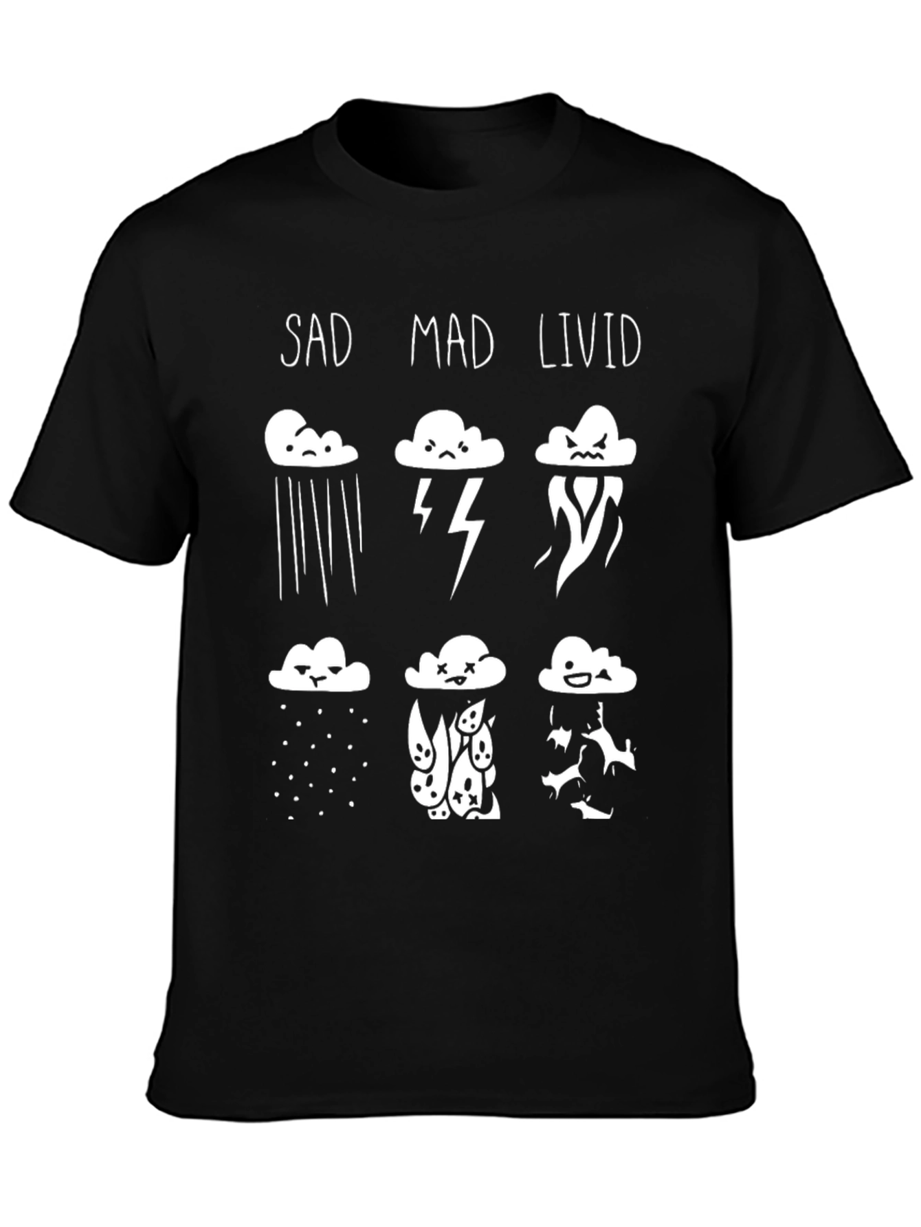 Mood Cloud Graphic T-Shirt - Weather Your Feelings!