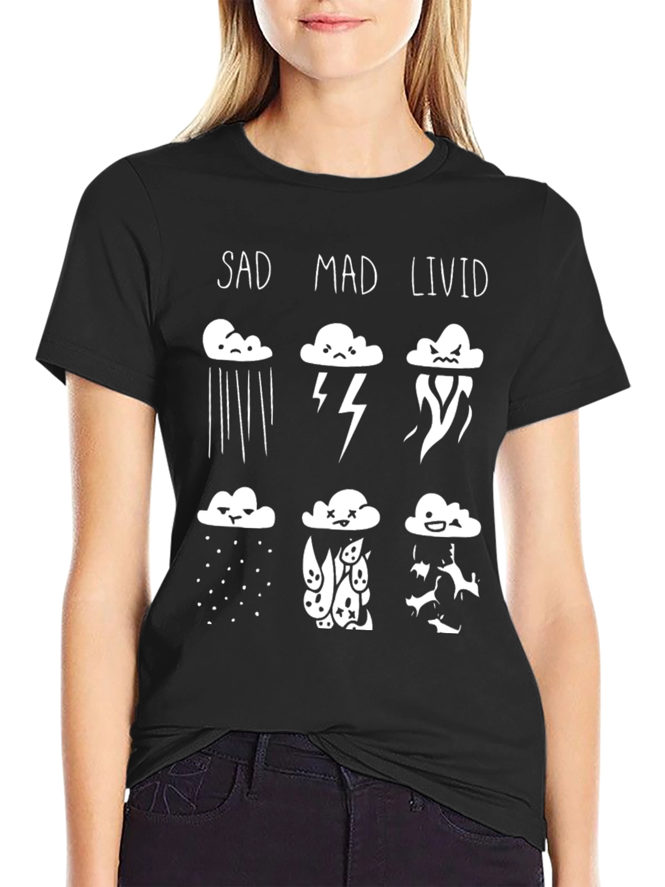 Mood Cloud Graphic T-Shirt - Weather Your Feelings!