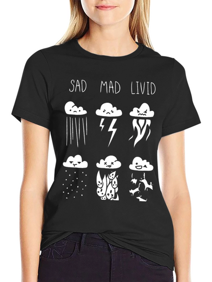 Mood Cloud Graphic T-Shirt - Weather Your Feelings!