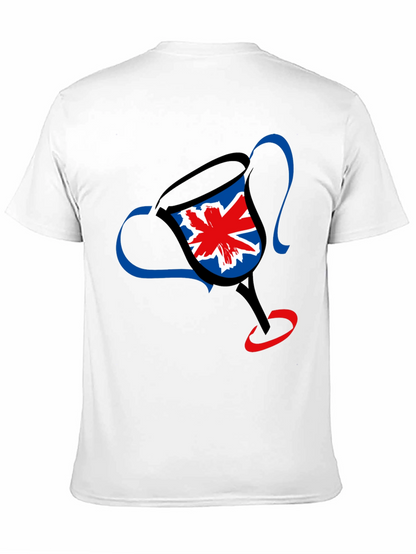 UK Flag Trophy Graphic Tee - Black